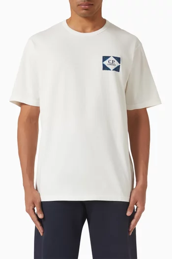 Printed T-shirt in Cotton