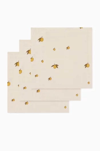 طقم أقمشة موسلين قطن عضوي، 3 قطع