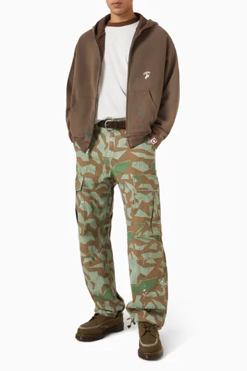 Wide-leg Cargo Pants