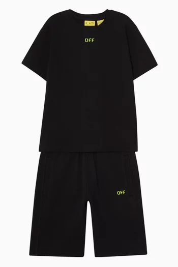 Off Diagonal T-shirt in Cotton