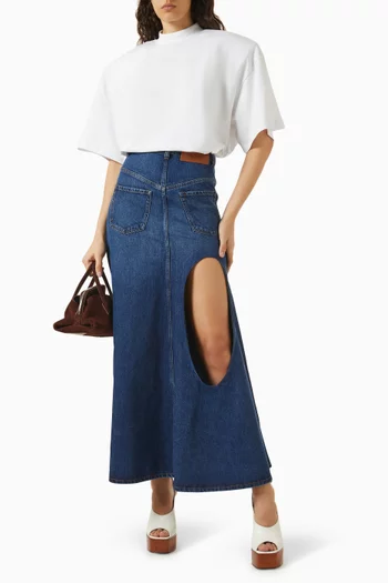 بلوزة بأكمام منفوخة قطن جيرسيه