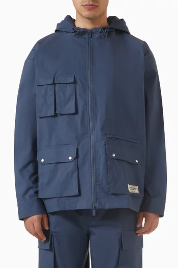 Oversized Jacket in Textured Weave