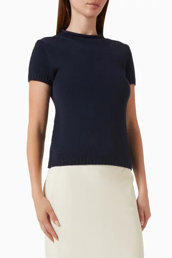 تي شيرت سولين بنمط سترة قطن