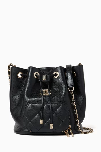 Bucket Bag in Calfskin Leather