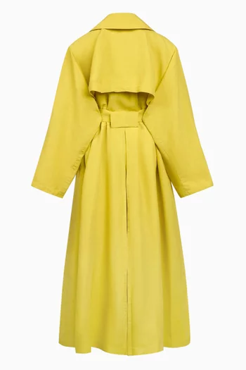 معطف ترنش بوبلين