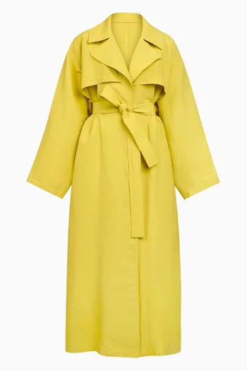 معطف ترنش بوبلين