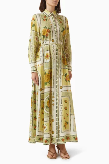 Dixie Shirtdress in Ramie