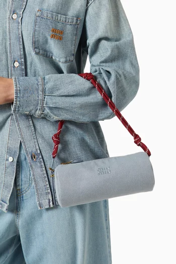 Logo Pouch in Gabardine