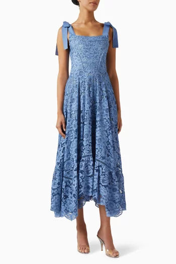 strapless open back dress Nina Morena