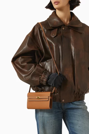 محفظة كيلي كلاسيك تو جو جلد ايبسوم