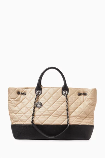 حقيبة يد جلد مبطن