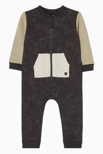 رومبر اوتباك ادفينتشر بسحّاب قطن للأولاد الرضع