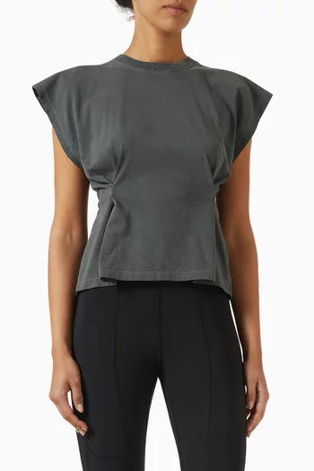 تي شيرت زيرو ويست بتصميم قابل للتعديل قطن