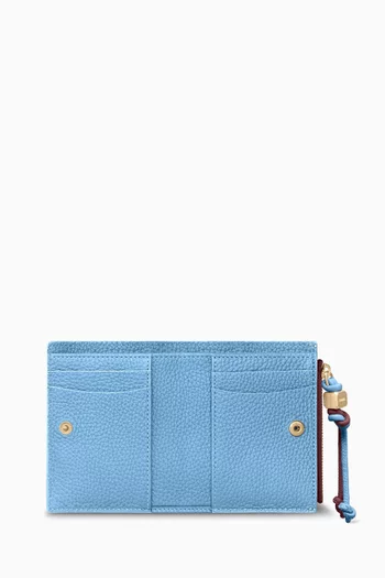 The Bifold Zipped Wallet in Leather
