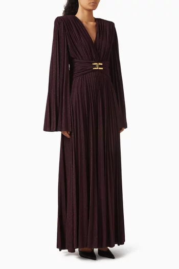 فستان دانييلا طويل بطيّات اليزابيتا فرانكي × برونوفياس