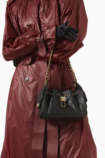 حقيبة شانيل 25 ميني جلد عجل حبيبي غير مستعملة