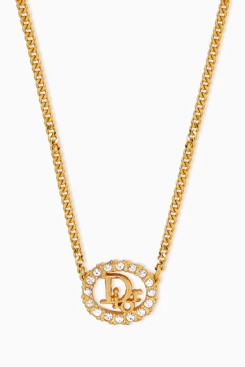 قلادة بدلاية بيضاوية من الثمانينيات