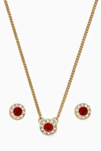 طقم قلادة وأقراط من الألفينيات