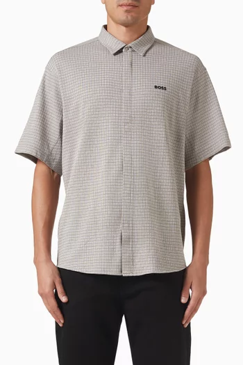 Dymova Shirt in Cotton-pique