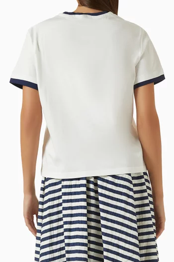 تي شيرت متعدد الطبقات قطن