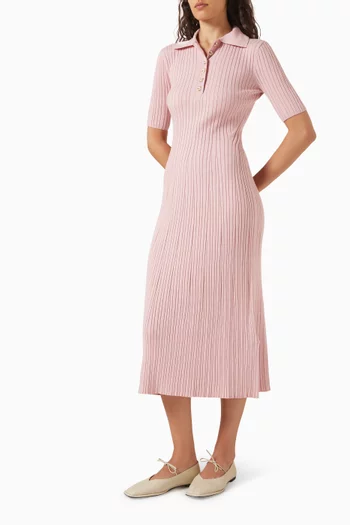 فستان جوي طويل قماش منسوج