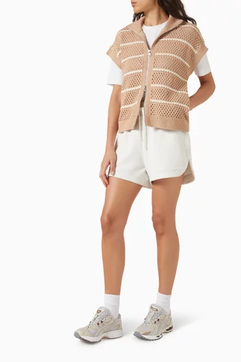 سترة هاني بسحّاب قماش منسوج