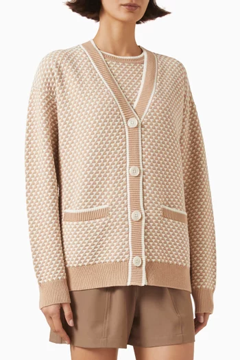 كارديغان تاران نسيج قطن بحياكة