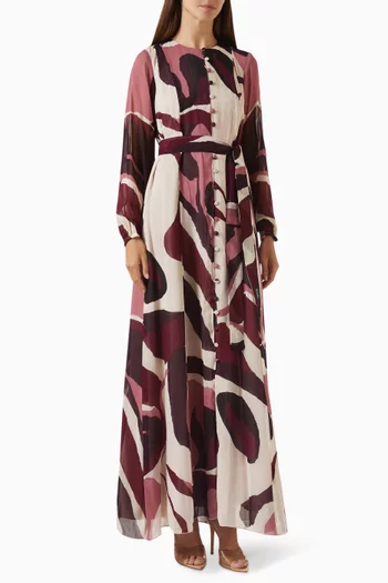 Printed Dress in Georgette