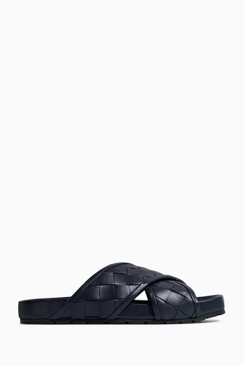 Tarik Mules in Calfskin Leather