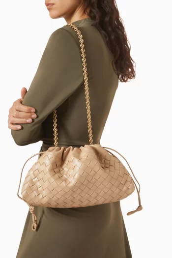Dustbag Notte Bag in Intrecciato Leather