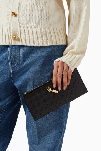 Andiamo Wallet Organiser in Intrecciato Leather