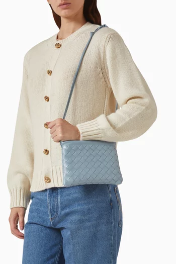 Small Dustbag in Intrecciato Leather