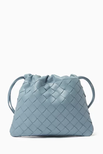 Small Dustbag in Intrecciato Leather