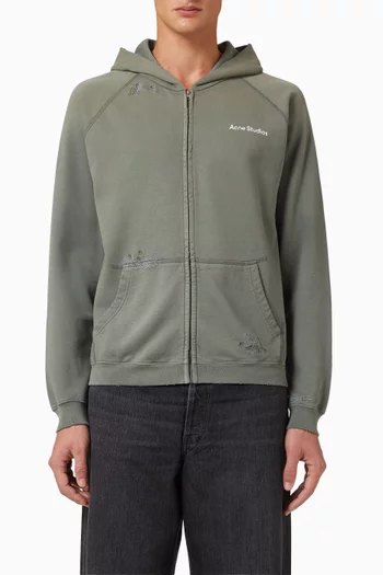 Mended Hoodie in Fleece
