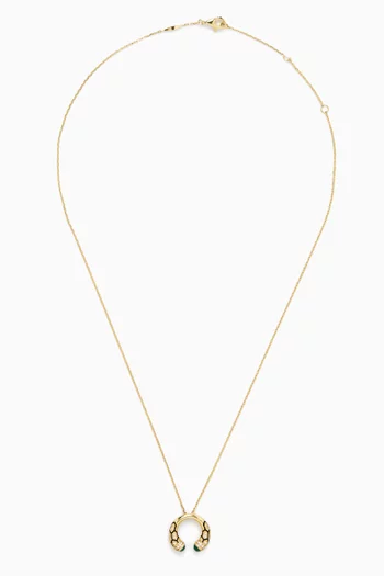 Mushabbak Diamond Necklace in 18kt Yellow Gold