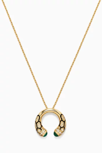 Mushabbak Diamond Necklace in 18kt Yellow Gold