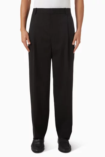 Fluid Wide-leg Pants in Wool