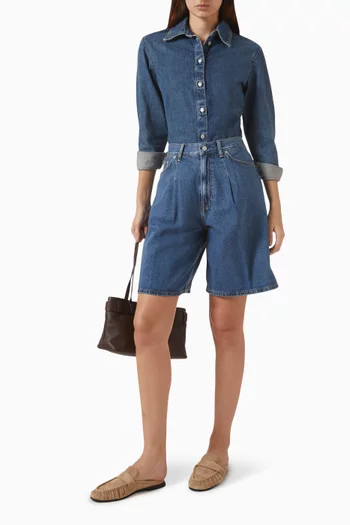 Sculpted Shirt in Denim