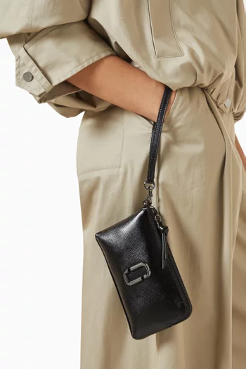 Snapshot Wrislet Pouch in Saffiano Leather