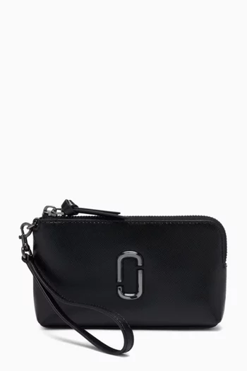 Snapshot Wrislet Pouch in Saffiano Leather