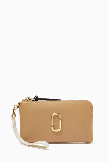 Snapshot Wrislet Pouch in Saffiano Leather