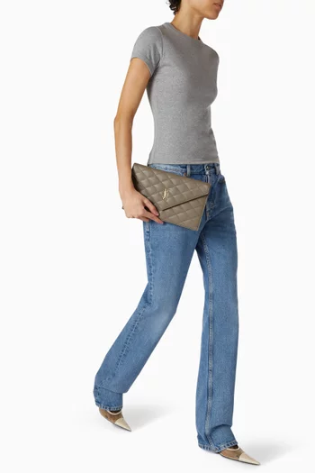 Paris Pouch in Grain de Poudre Leather