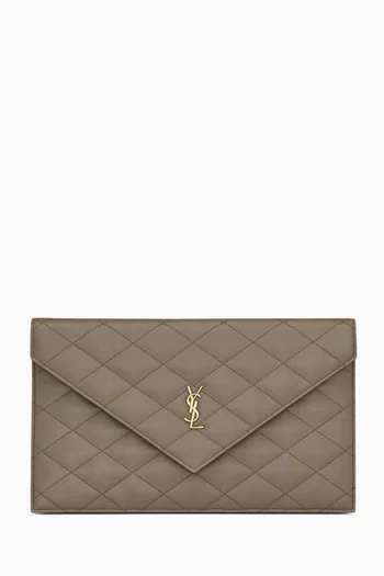 Paris Pouch in Grain de Poudre Leather
