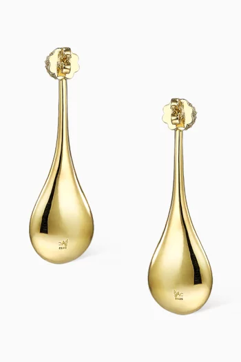 Canary Chalcedony Elixir Earrings in 18kt Gold