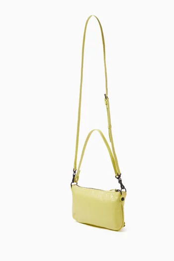 Le City Pouch on Strap in Arena Lambskin