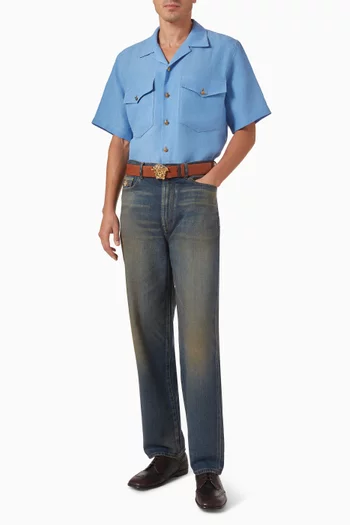 Patch Pocket Shirt in Linen