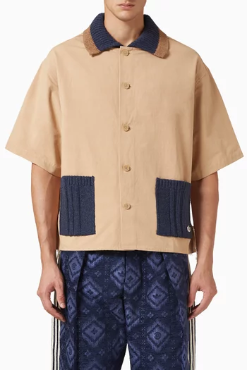 x CLOT Guayabera By Edison Chen Shirt in Wool-blend