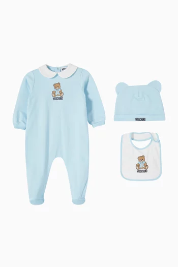 3-piece gift Set in Cotton Fleece