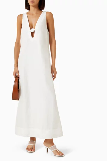 Paloma Plunged Maxi Dress