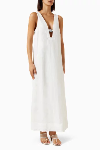 Paloma Plunged Maxi Dress